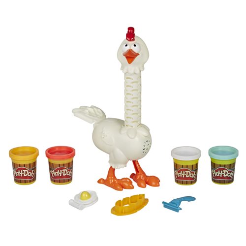 Play-Doh Animal Crew Cluck-a-Dee Feather Chicken Toy