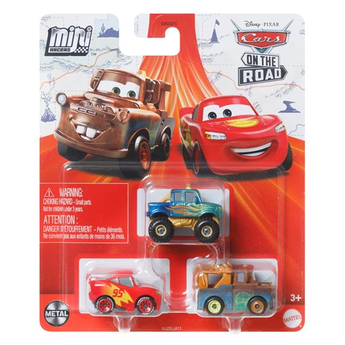 Disney Pixar Cars Mini Racers 3-Pack 2023 Mix 1 Case of 6