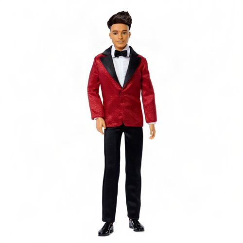 Barbie 2026 Holiday Ken Doll with Dark Brown Hair