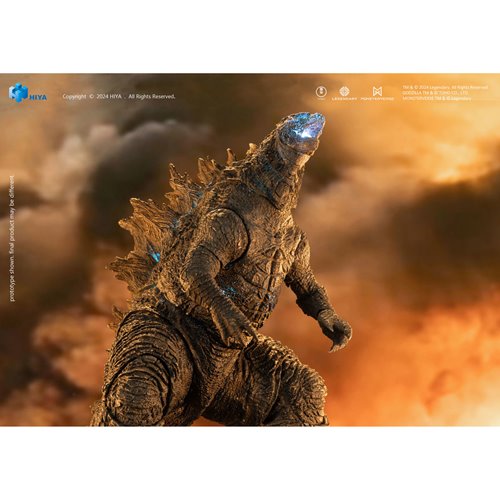Godzilla vs. Kong 2021 Heat Ray Godzilla Exquisite Basic Series Light-Up Action Figure - Previews Ex