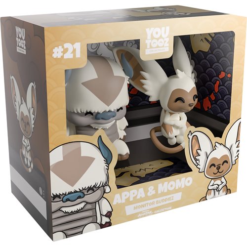 Avatar: The Last Airbender Collection Appa and Momo Monitor Buddiez Vinyl Figure 2-Pack #21
