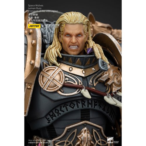 Joy Toy Warhammer The Horus Heresy Space Wolves Leman Russ Primarch of the VIth Legion 1:18 Scale Ac