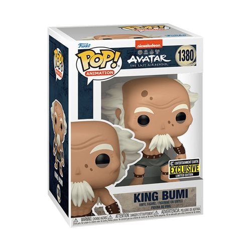 Avatar: The Last Airbender King Bumi and Kyoshi Glow-in-the-Dark Funko Pop! Vinyl Figure Bundle of 2