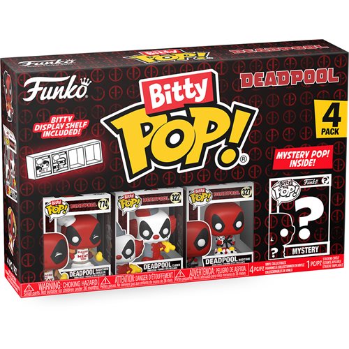 Deadpool Backyard Griller Funko Bitty Pop! Mini-Figure 4-Pack