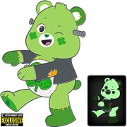 Care Bears Halloween Frankenstein Good Luck Bear Glow-in-the-Dark Enamel Pin - Entertainment Earth Exclusive