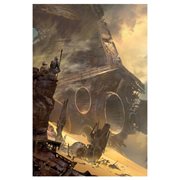 Star Wars: The Force Awakens TIE Fighter Down by Stephan Martiniere Canvas Giclee Art Print