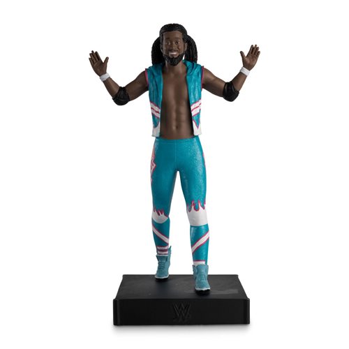 WWE Championship Collection Kofi Kingston Statue with Collector Magazine