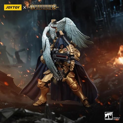 Joy Toy Warhammer Age of Sigmar Stormcast Shakana Goldenblade 1:18 Scale Action Figure