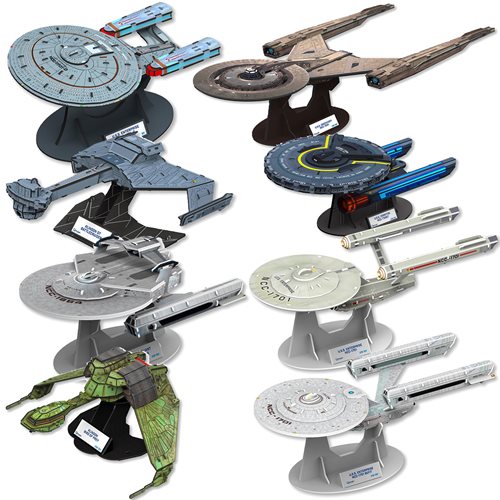 Star Trek Qraftworks PuzzleFleet Set of 8