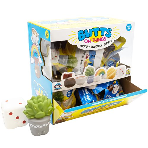 Butts on Things Mystery Squishy Series 2 Blind Box Squishy Case of 12