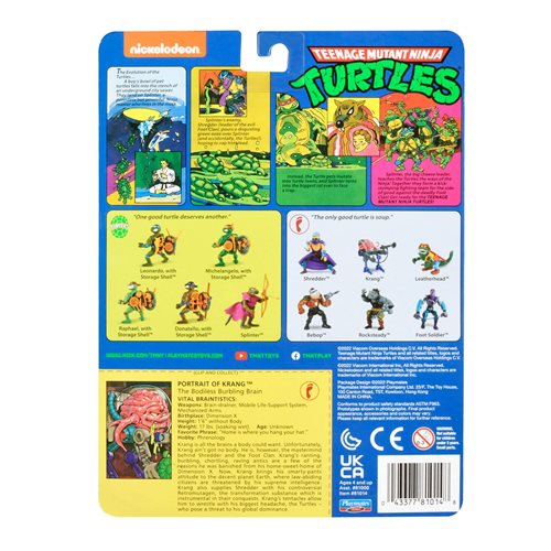 Teenage Mutant Ninja Turtles Original Classic Wave 3 Basic Action Figure Case of 6