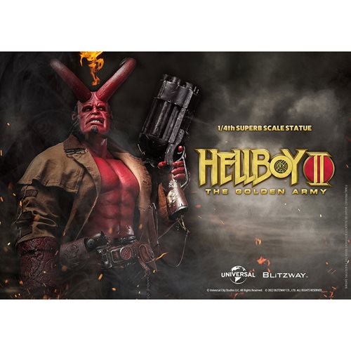 Hellboy II: The Golden Army Hellboy Superb 1:4 Scale Statue