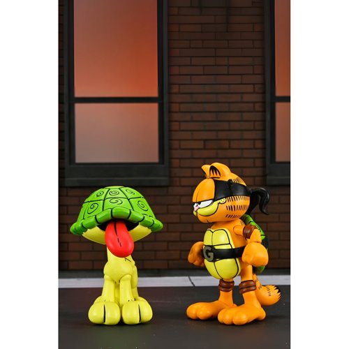 Teenage Mutant Ninja Turtles Archie Comics x Garfield Ultimate Garfello with Odie 7-Inch Scale Actio