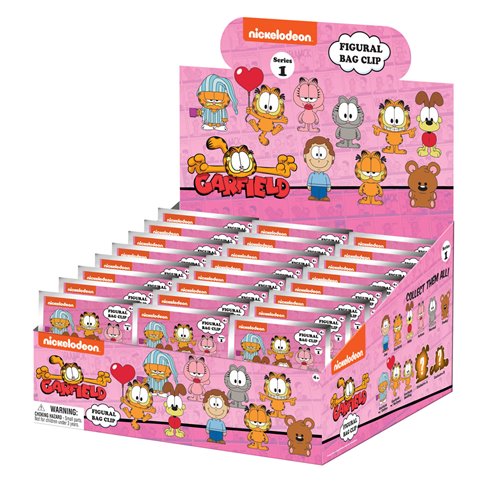 Garfield 3D Foam Bag Clip Random 6-Pack
