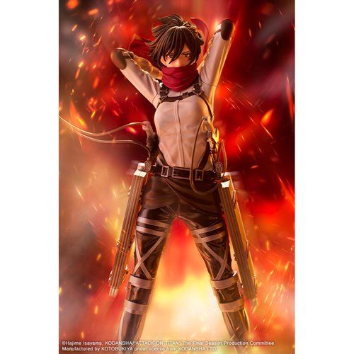 Attack on Titan: The Final Season Mikasa Ackerman Oshi Works Statue