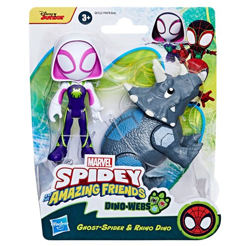 Spidey and His Amazing Friends Dino Webs Figures Wave 1 Case of 4