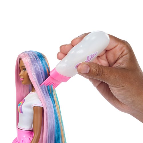 Barbie Rainbow Sparkle Hair Doll with Brown Hair