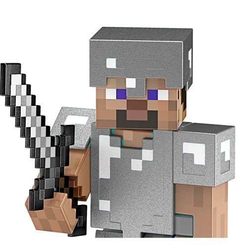 Minecraft Diamond Level Steve Action Figure