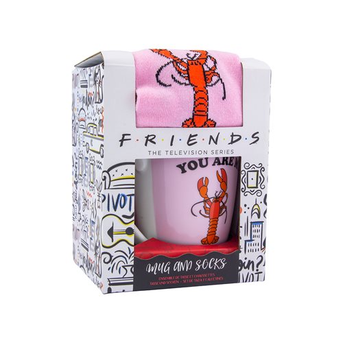 Friends Lobster Mug and Socks Gift Set
