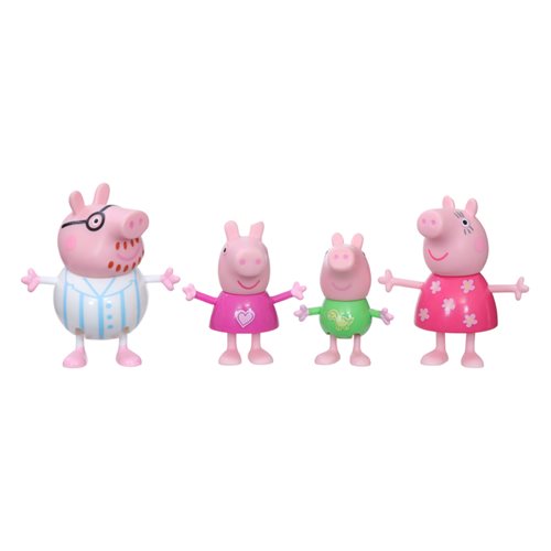 Peppa Pig Peppa's Adventures Peppa's Family Bedtime Figure 4-Pack