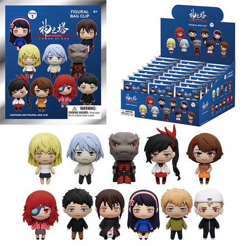 Tower of God 3D Foam Bag Clip Random 6-Pack