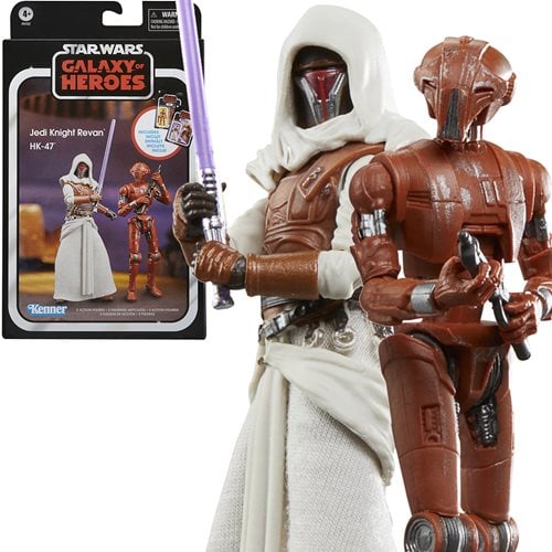 Star Wars The Vintage Collection Jedi Knight Revan and HK-47 3 3/4-Inch Action Figures