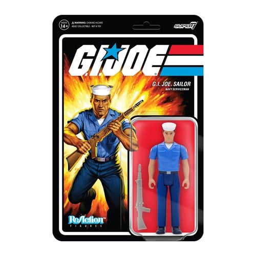 G.I. Joe Blueshirt Clean (Light Brown) 3 3/4-Inch ReAction Figure