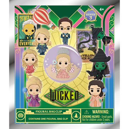 Wicked Series 3 3D Foam Bag Clip Random 6-Pack