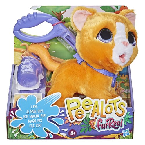 FurReal Peealots Big Wags Orange Kitty Cat Interactive Pet