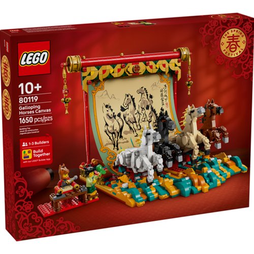 LEGO 80119 The Spring Festival Galloping Horses Canvas