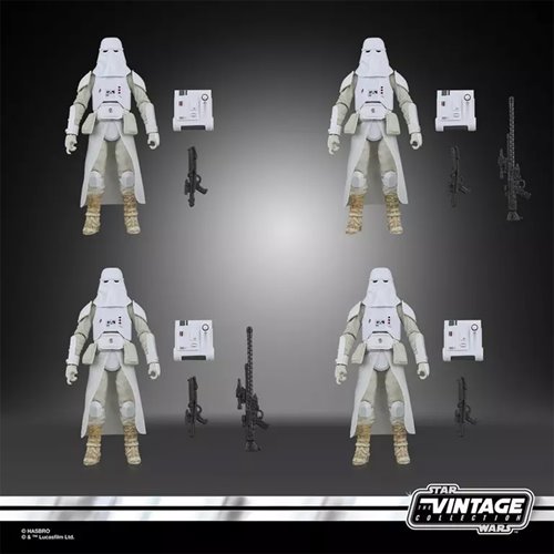 Star Wars The Vintage Collection Snowtrooper 3 3/4-Inch Action Figures 4-Pack