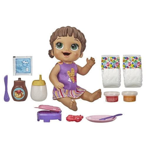 Baby Alive Breakfast Time Baby Brown Hair Doll