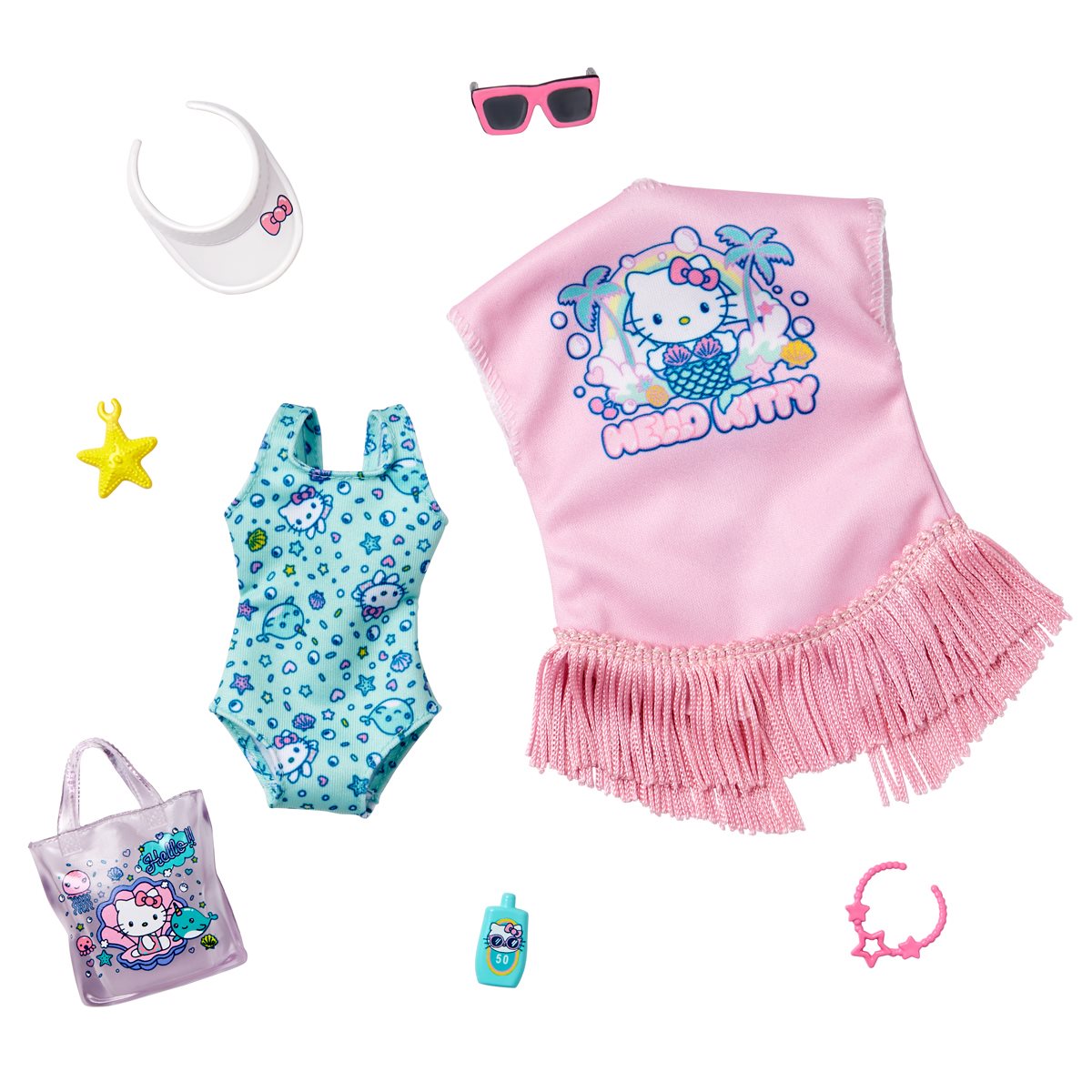 Mattel Barbie Hello Kitty Doll Clothes & Accessories for sale online