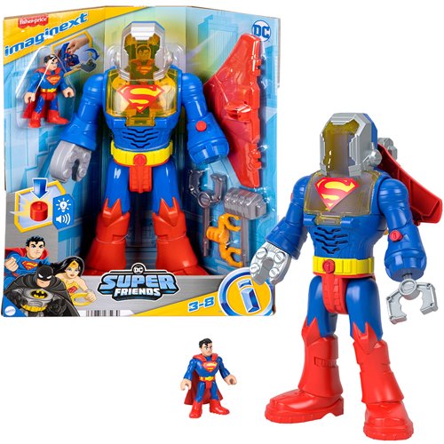 DC Super Friends Imaginext Superman Insider and Exo Suit Action Figure