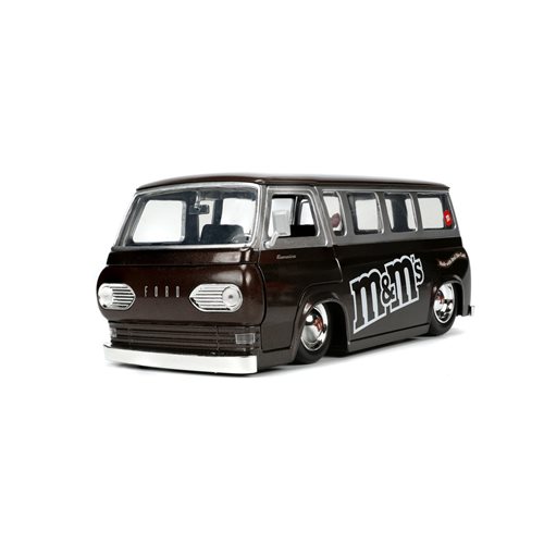M&M's 1965 Ford Econoline 1:24 Scale Die-Cast Metal Vehicle with Red Figure
