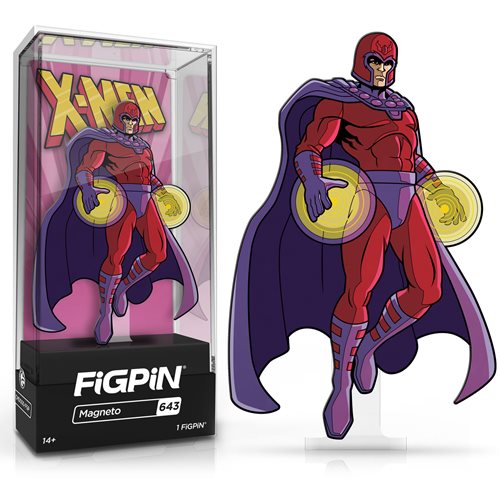 X-Men Animated Series Magneto FiGPiN Classic Limited Edition Enamel Pin