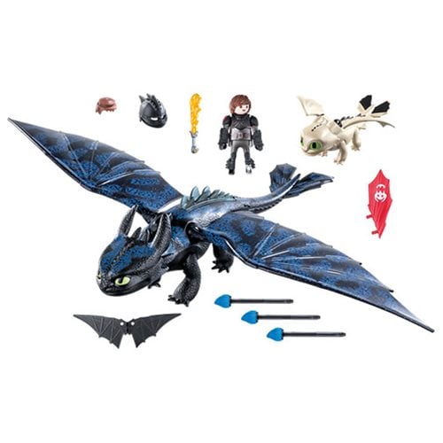 PLAYMOBIL Dragons Hiccup and Toothless With Baby Dragon 70037 for sale online
