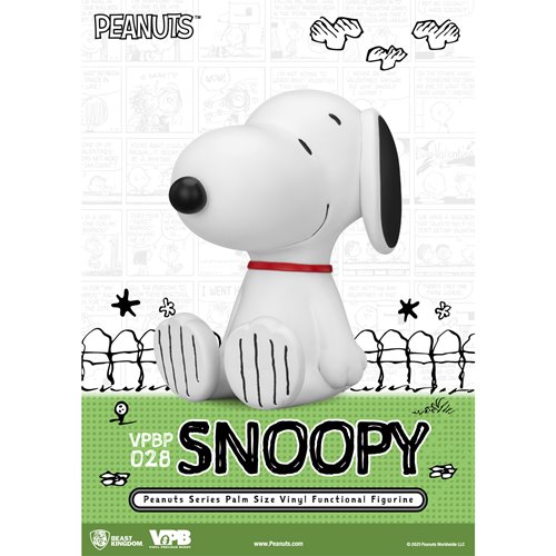 Peanuts Snoopy VPBP-028 Peanuts Series Palm Size Vinyl Functional Piggy Bank