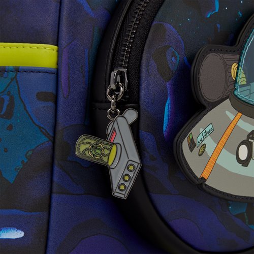 Rick and Morty Space Cruiser Glow-in-the-Dark Mini-Backpack