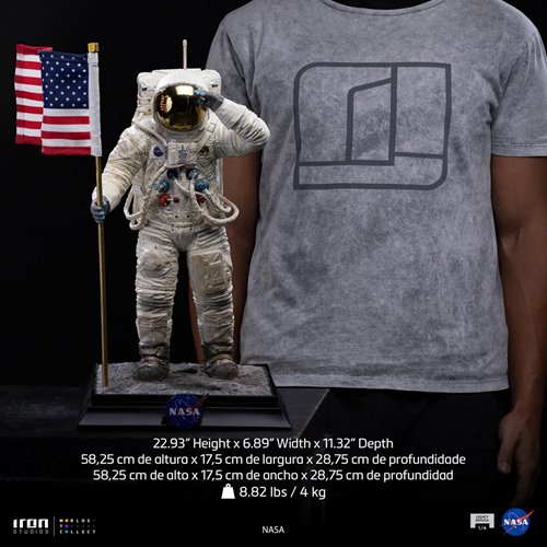 NASA Apollo 11 Astronaut Legacy Replica 1:4 Scale Statue