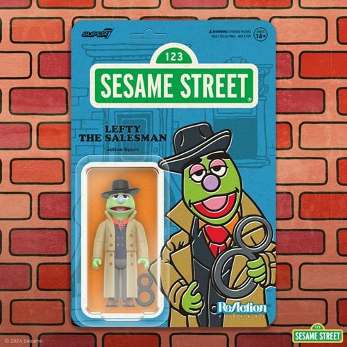 Sesame Street Lefty the Salesman 3 3/4-Inch ReAction Figures