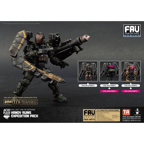 Acid Rain Handy Ruins Expedition Pack 1:18 Scale Accessories