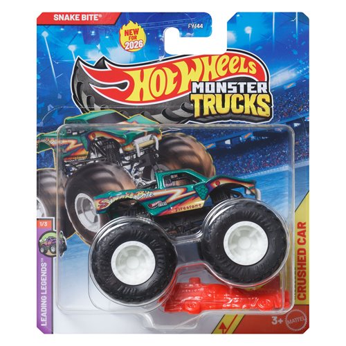 Hot Wheels Monster Trucks 1:64 Scale Vehicle 2026 Mix 2 Case of 8