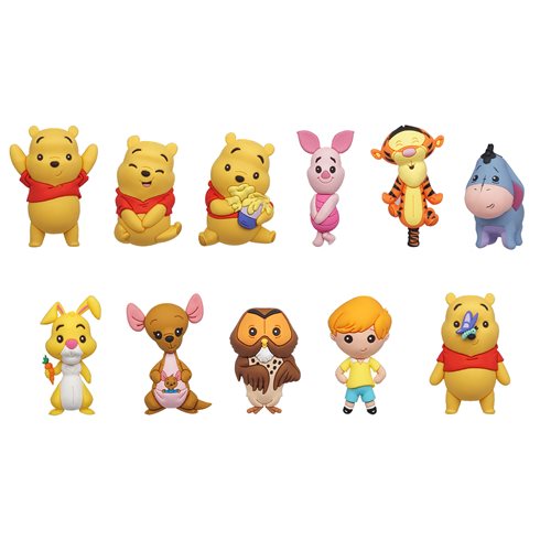 Winnie the Pooh Figural Bag Clip Random 6-Pack