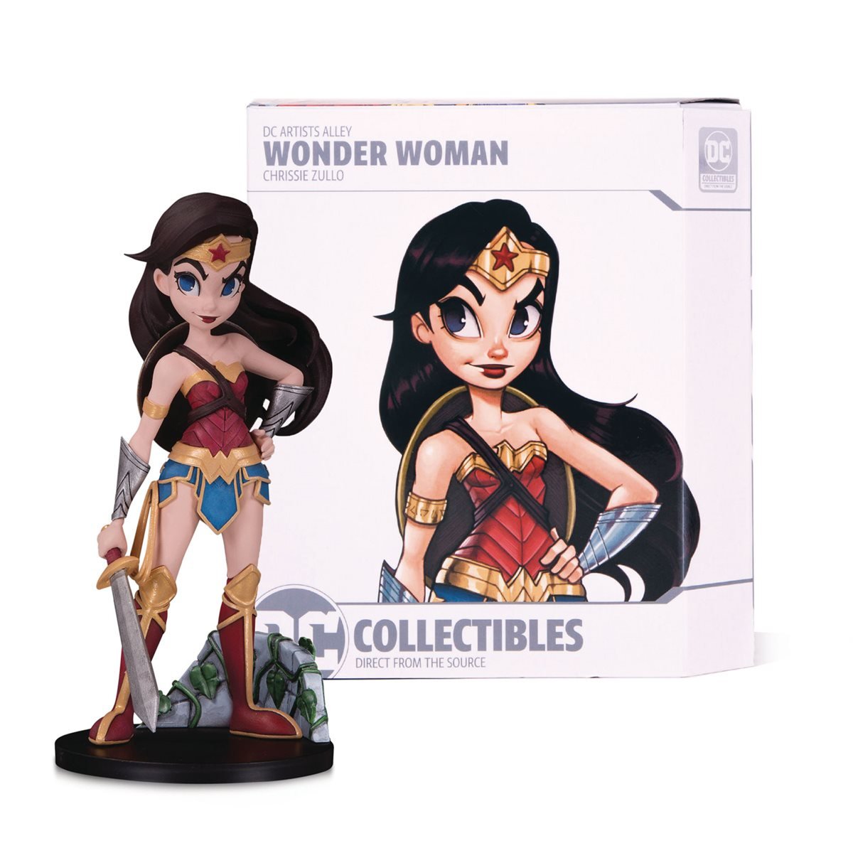 Dc artistes Alley-Wonder Woman Figurine En Vinyle-par Chrissie Zullo