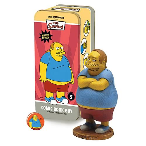 Simpsons Classic Comic Book Guy Character Figure