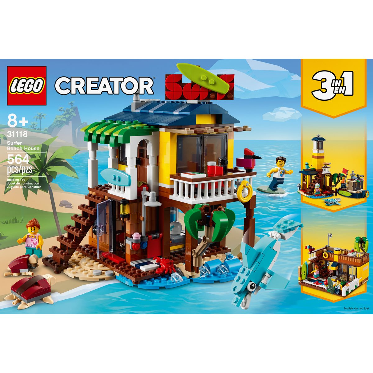 LEGO 31118 Creator Surfer Beach House - Entertainment Earth