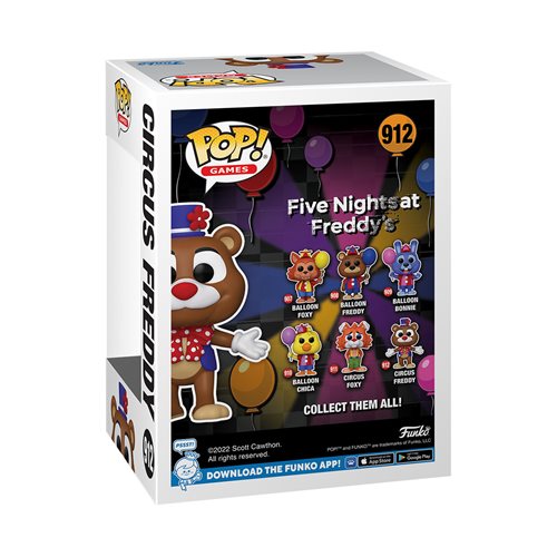 Five Nights at Freddy's Circus Freddy Pop! Vinyl Figure