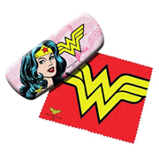 Wonder Woman Eyeglasses Case with Cleaning Cloth