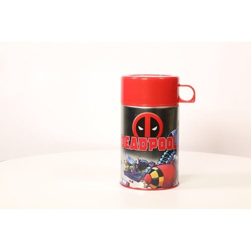 Deadpool Tin Titans Lunch Box with Thermos - Previews Exclusive